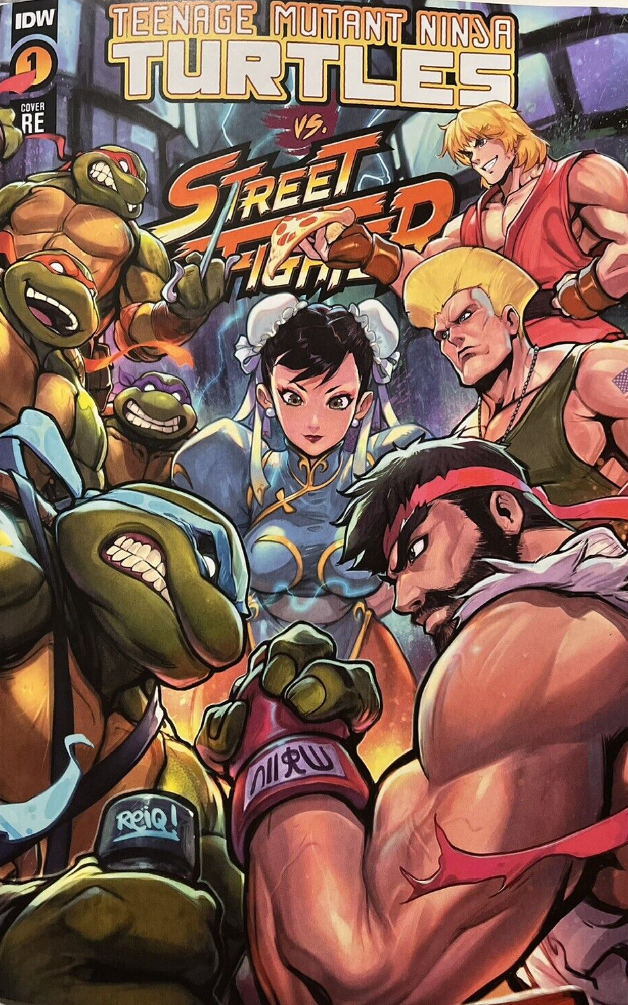 TMNT VS STREET FIGHTER #1 SLHLA Variant (REIQ)