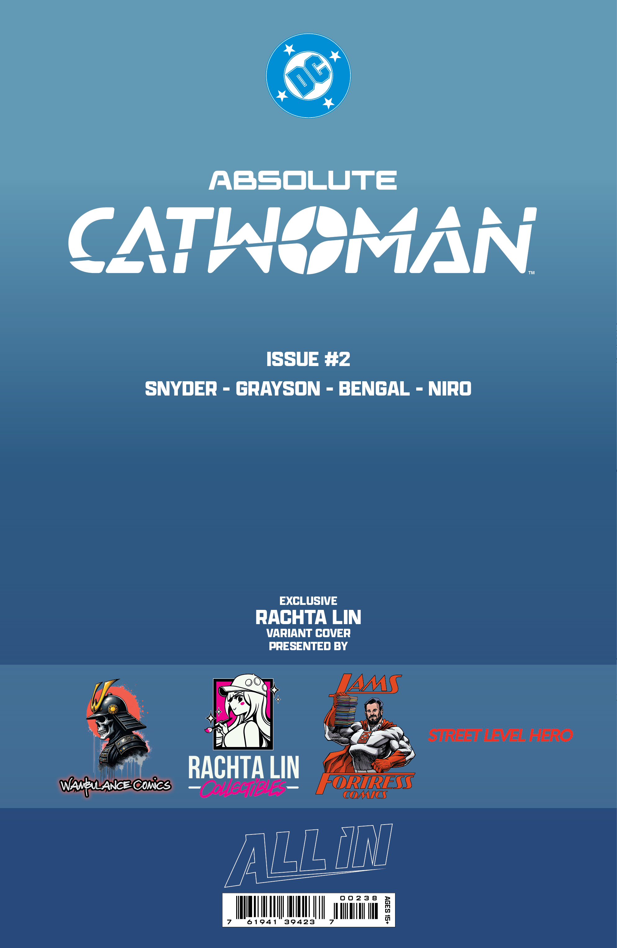 PRE-ORDER Absolute Catwoman #2 - RACHTA LIN Foil