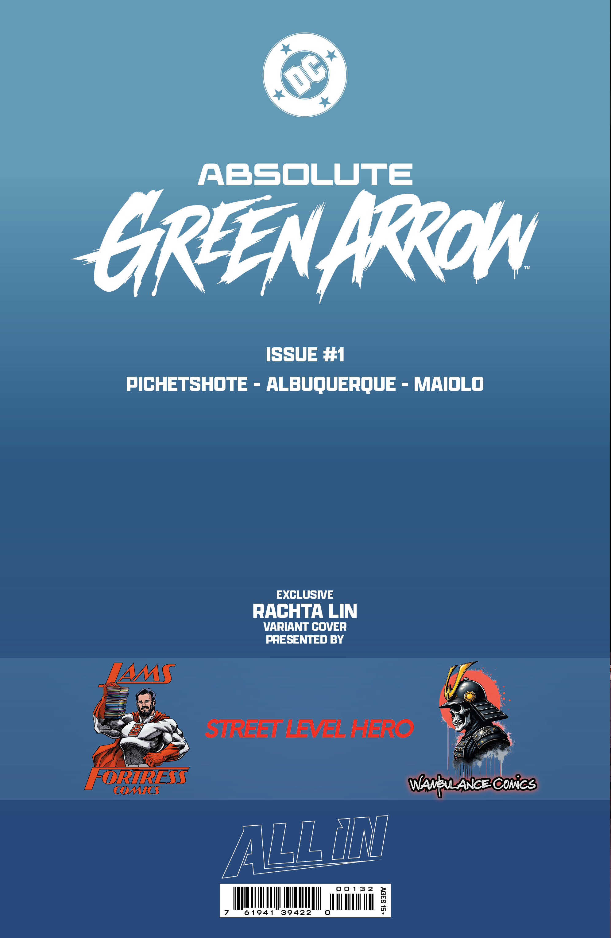 PRE-ORDER Absolute Green Arrow #1 - Rachta Lin Trade Spot Foil
