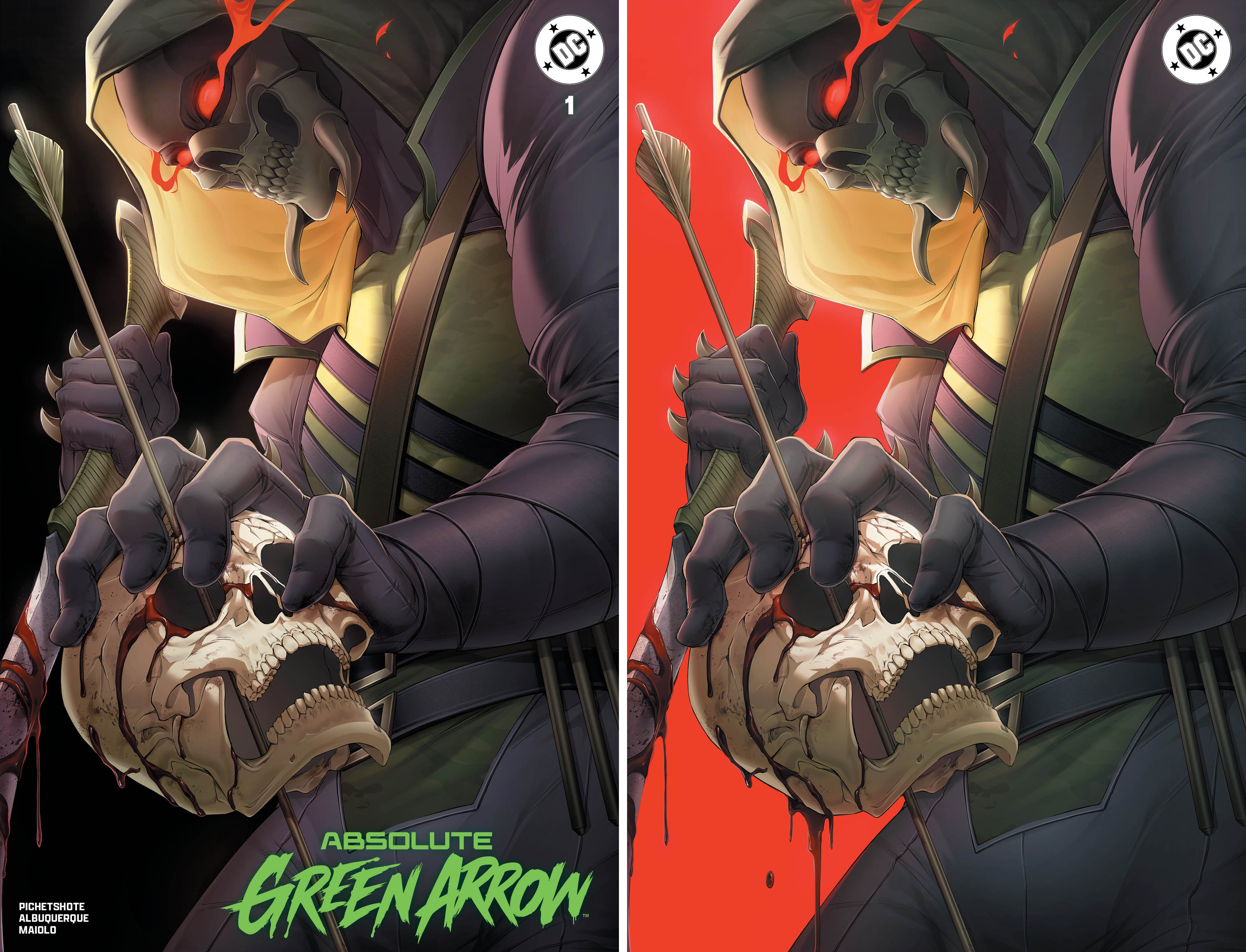 PRE-ORDER Absolute Green Arrow #1 - Rachta Lin Trade/Virgin Spot Foil Combo