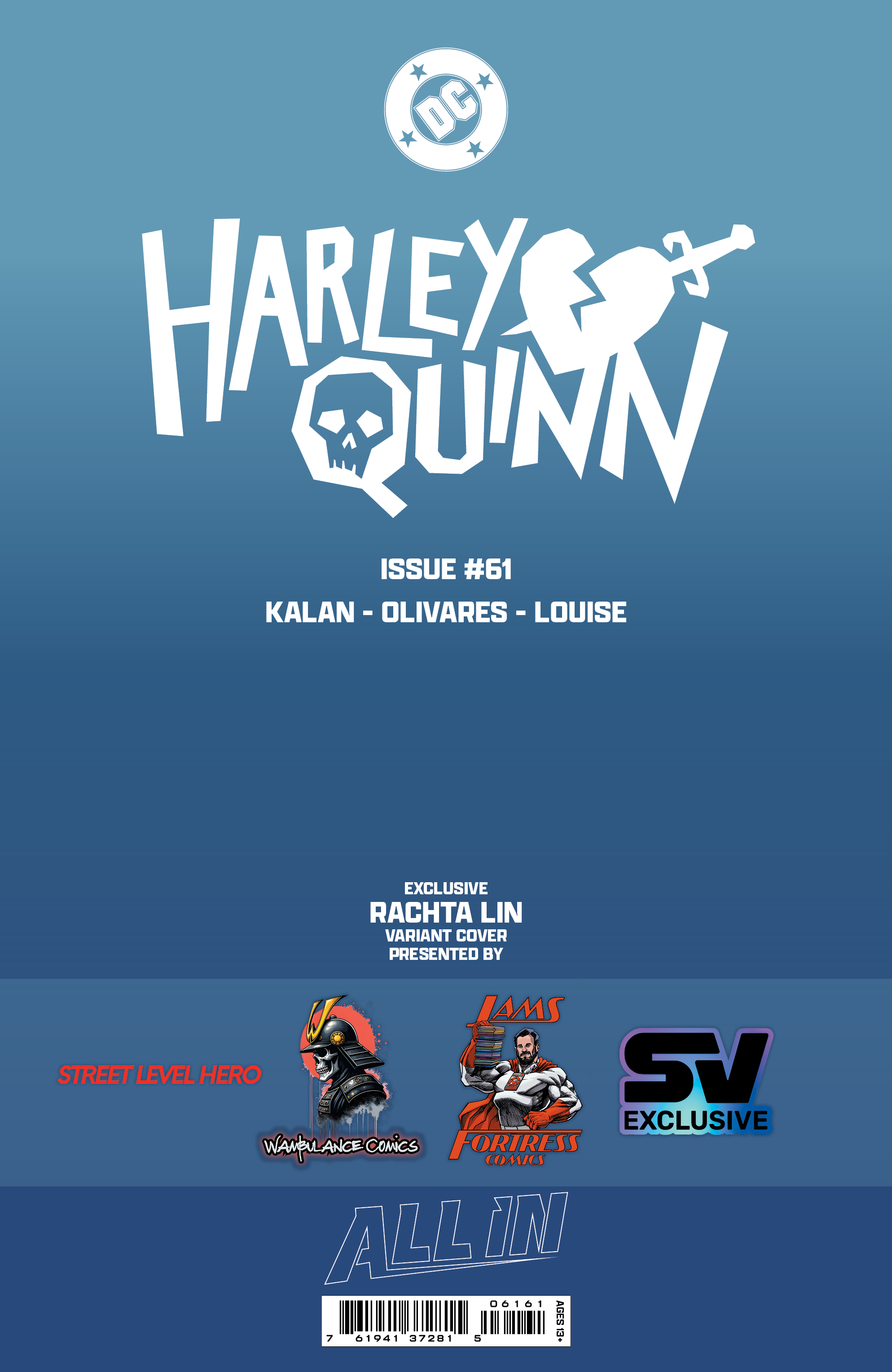 HARLEY QUINN #61 - RACHTA LIN FOIL VIRGIN
